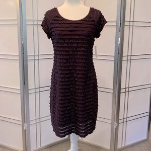 *NEW* Eggplant color. Classic style dress. Size 12